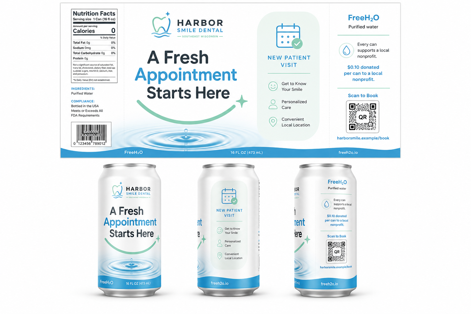 FreeH2O drive bookings campaign example