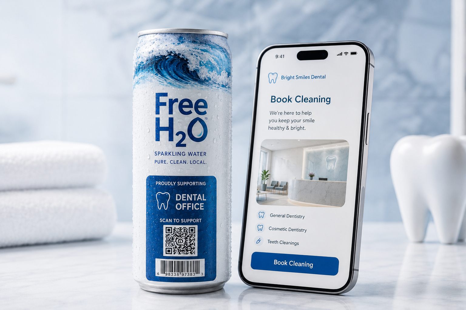 Dental Offices campaign QR landing page preview