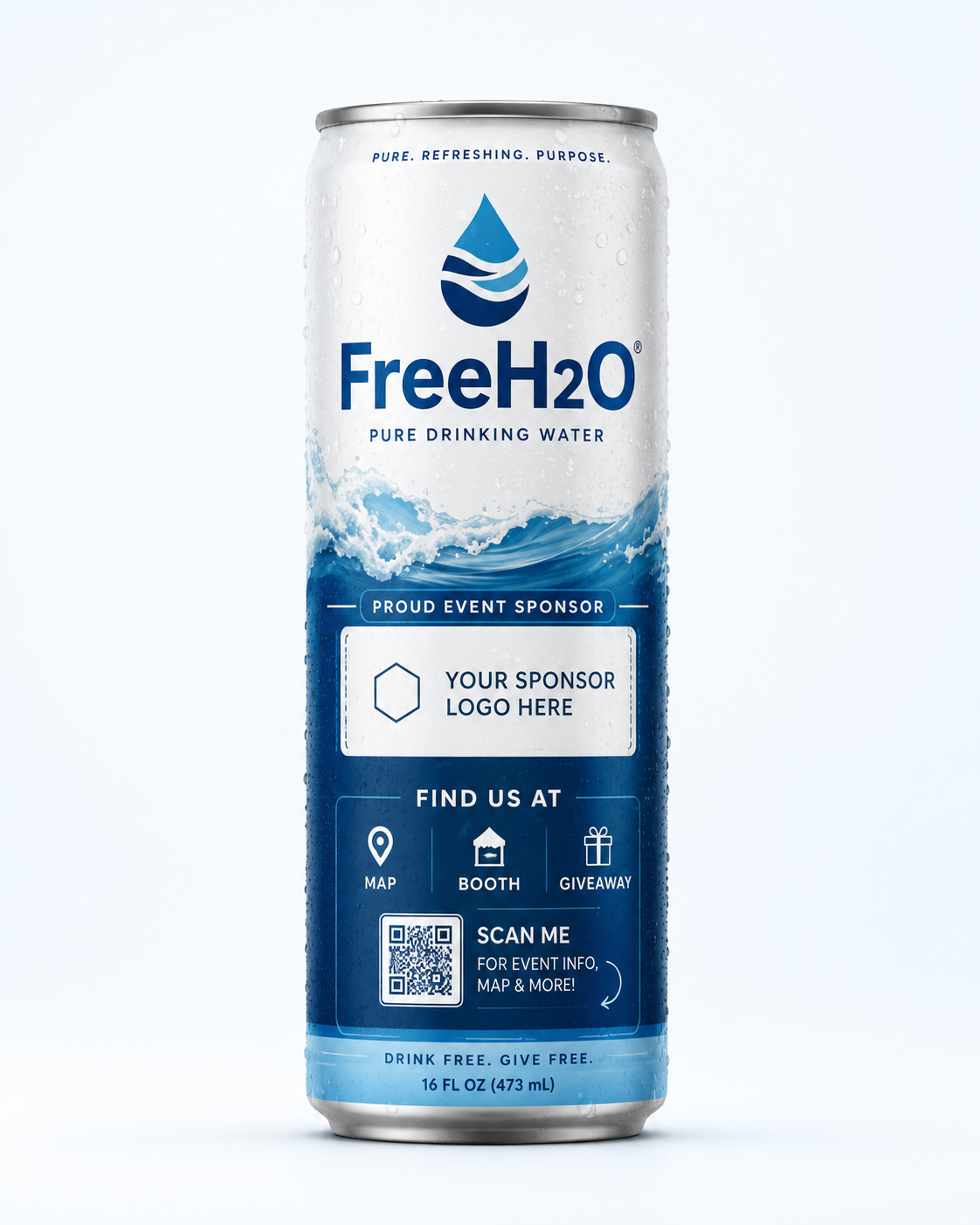 Event Sponsorships sample can front