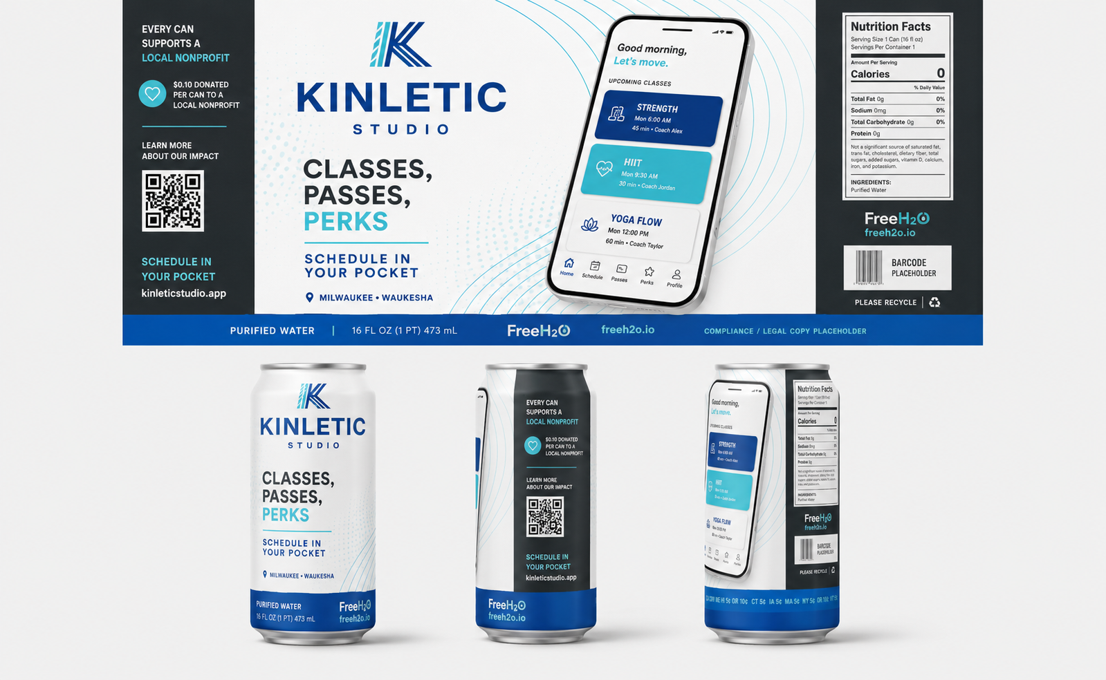 Fitness Studios drive app downloads campaign example