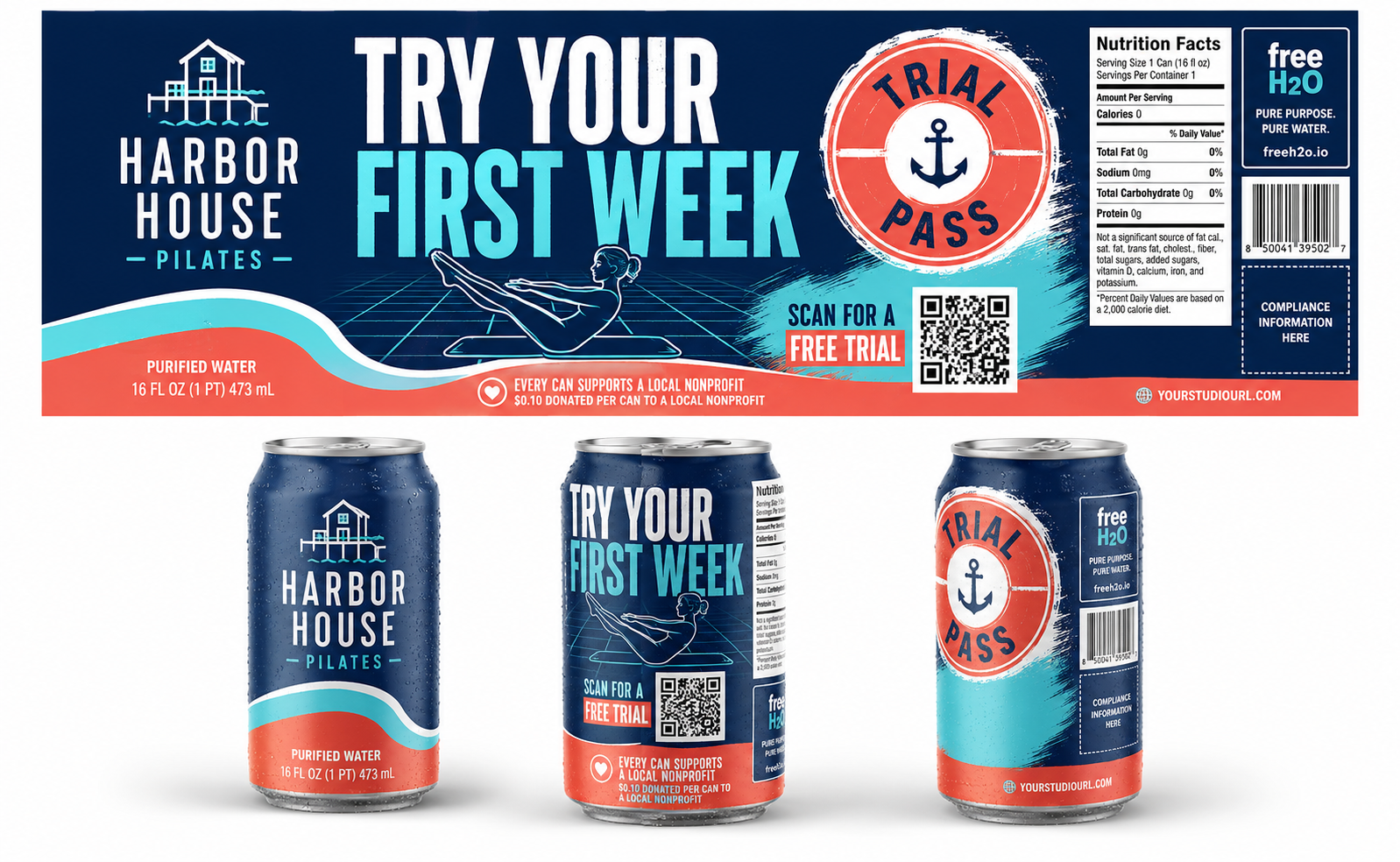 FreeH2O promote free trials campaign example