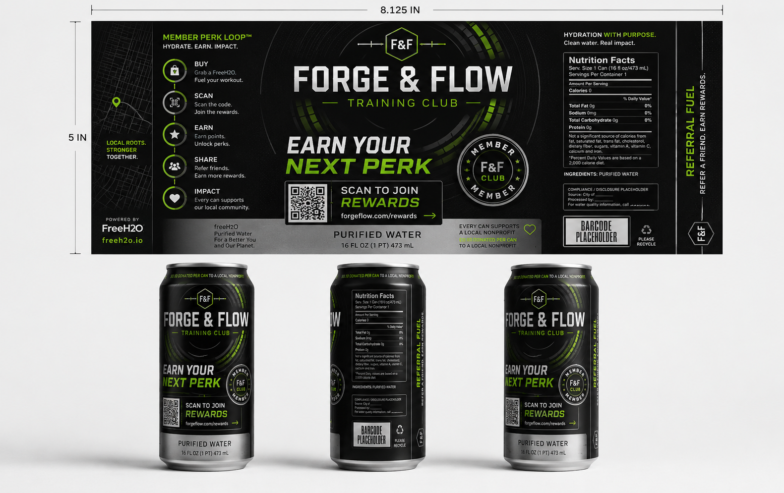 FreeH2O reward loyalty campaign example