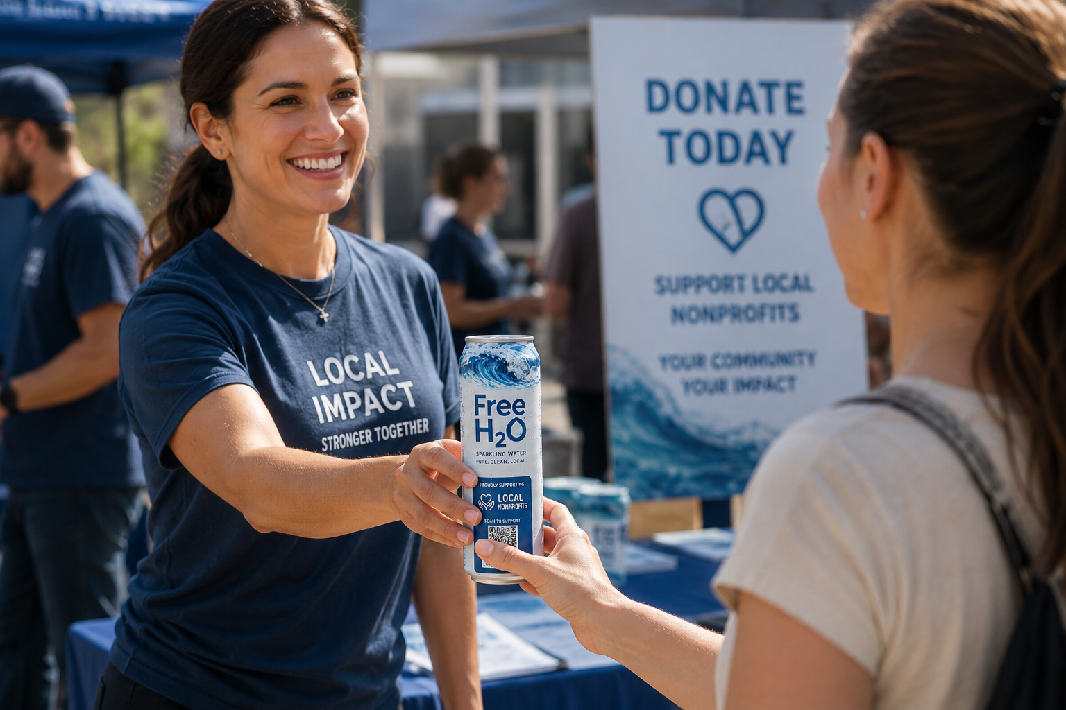 Nonprofits campaign distribution scene