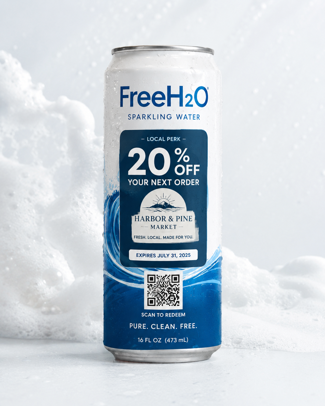 Promote Discounts sample can front