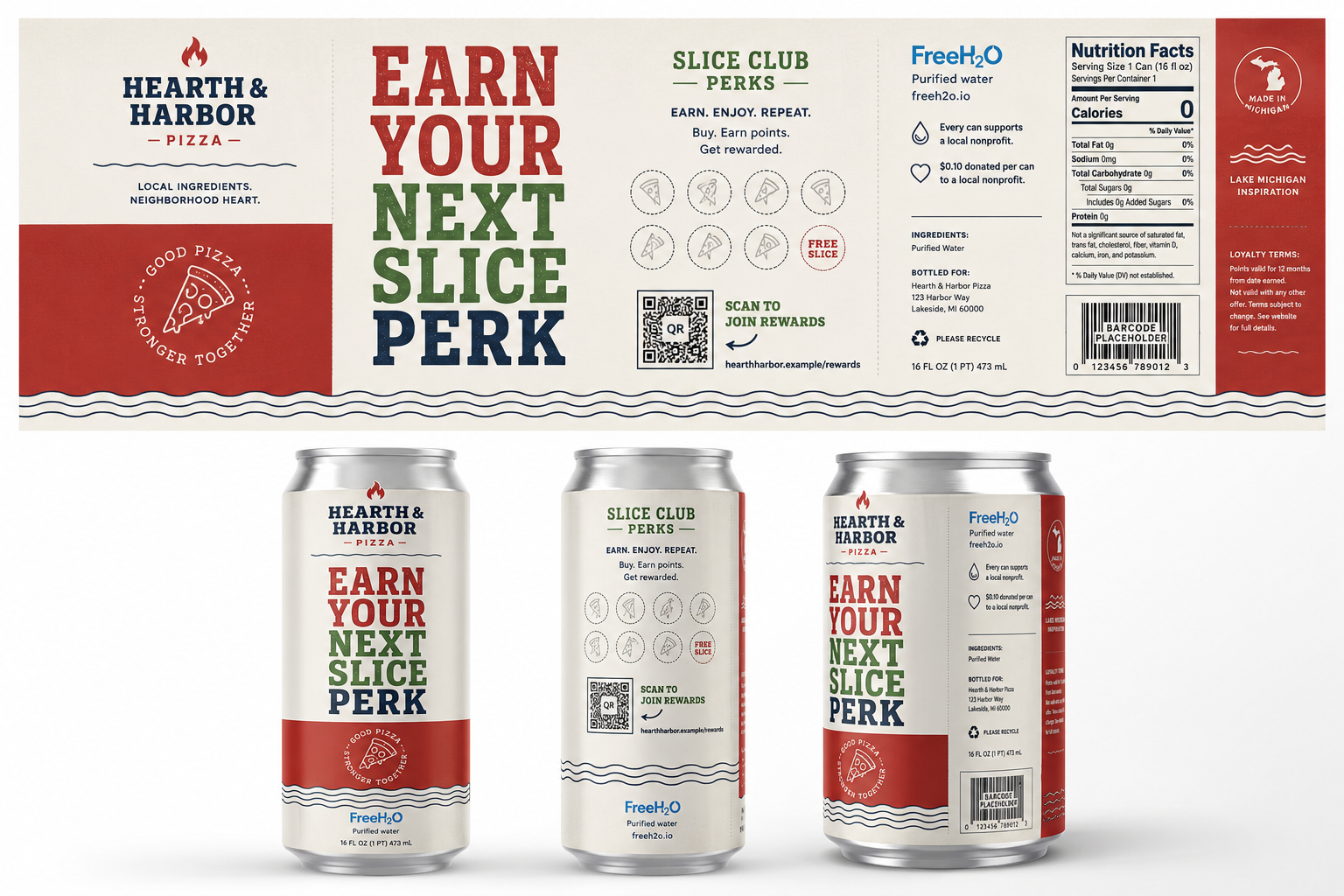 Restaurants reward loyalty campaign example